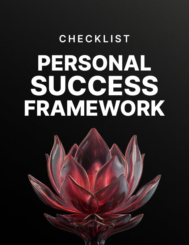 Create Your Personal Success Framework Checklist